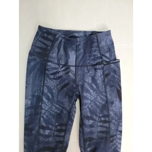 Sweaty Betty Leggings Womens SZ XS Side Pocket 7/8 Super Soft Printed - Picture 3 of 9